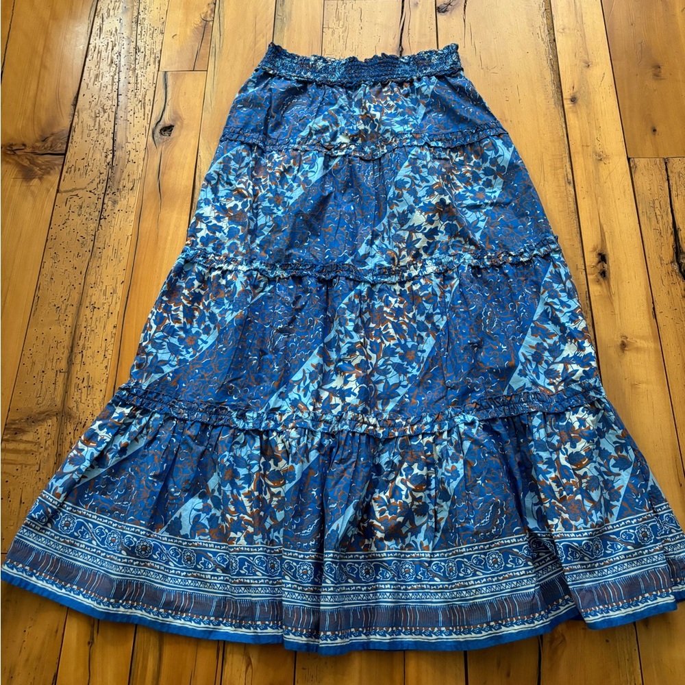 Love the label Anthropologie tiered maxi skirt
